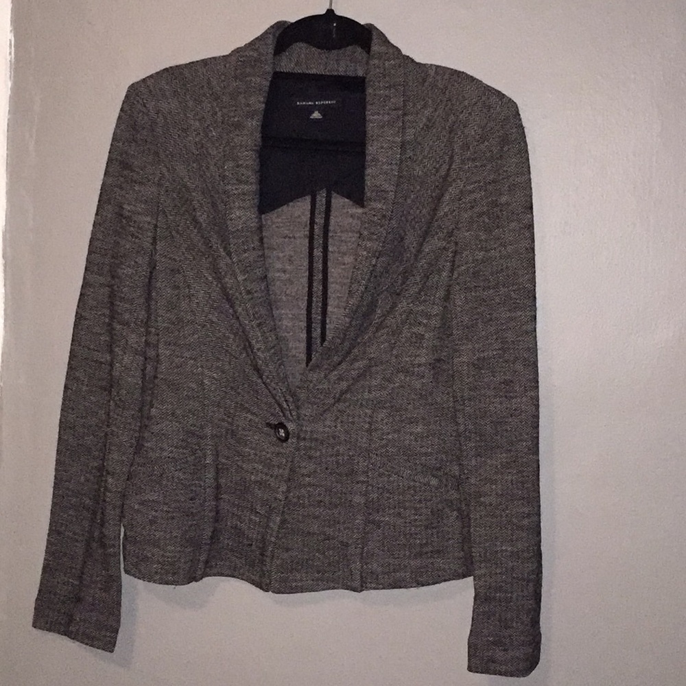 Dark gray blazer